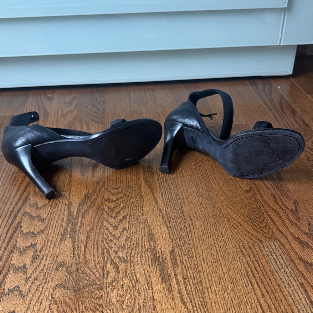 Rag & Bone Black Leather Heels